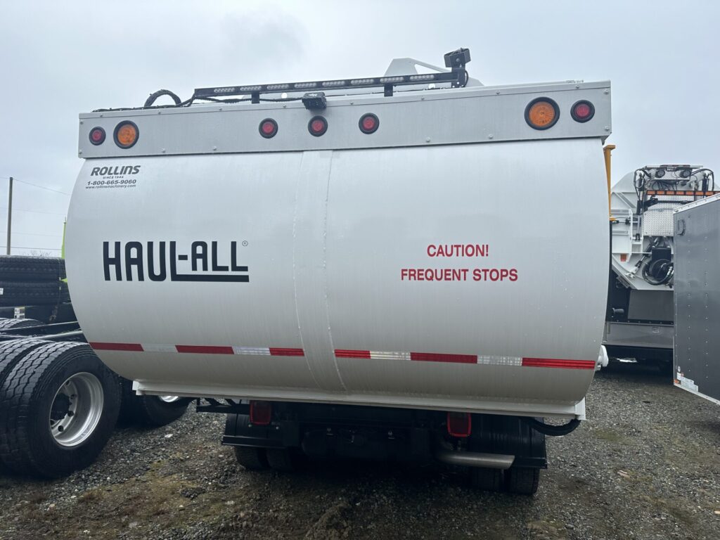 Rear of Haul-All Disposal Truck