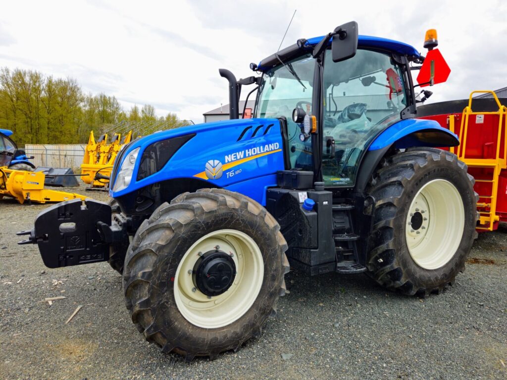 Side of New Holland T6.180 Tractor