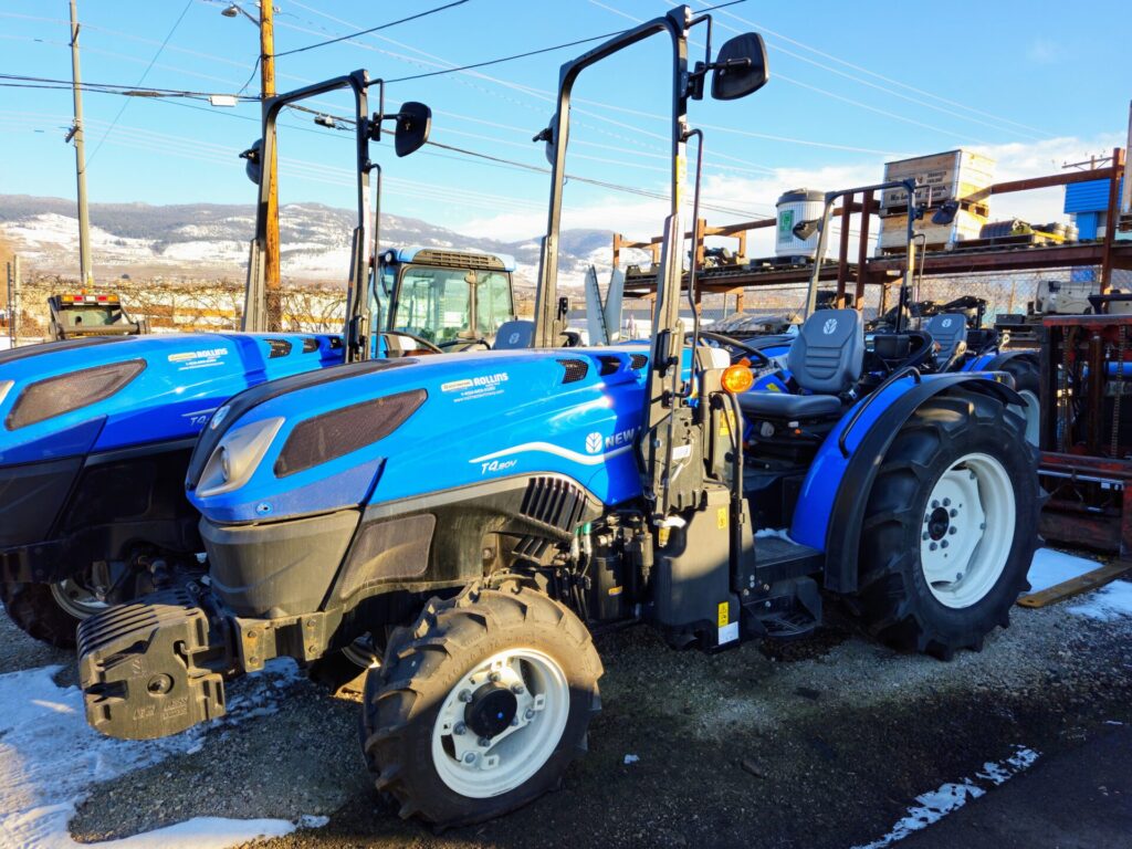 Left front of New Holland T4.80V