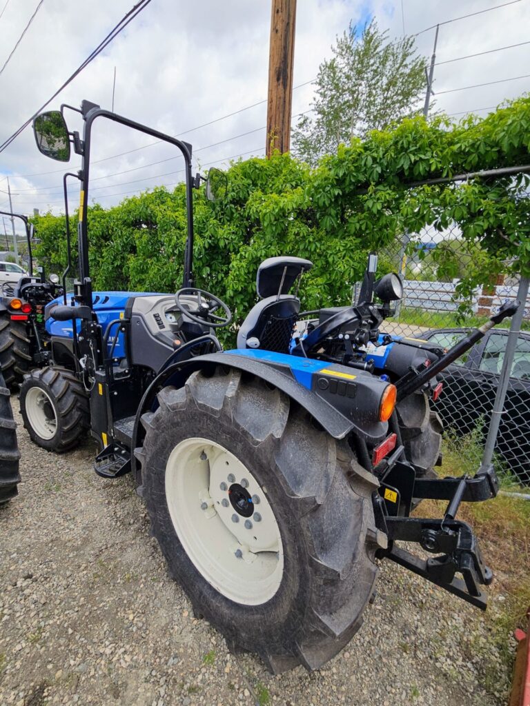 Left rear of New Holland T4.80V