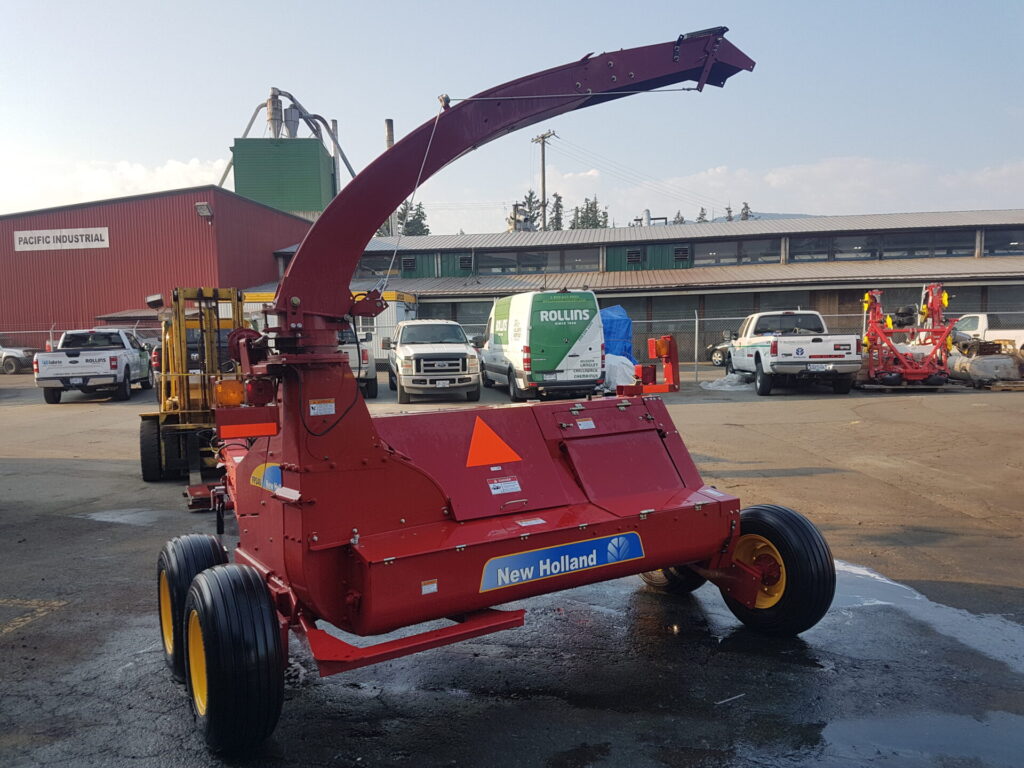 Back of New Holland Harvester