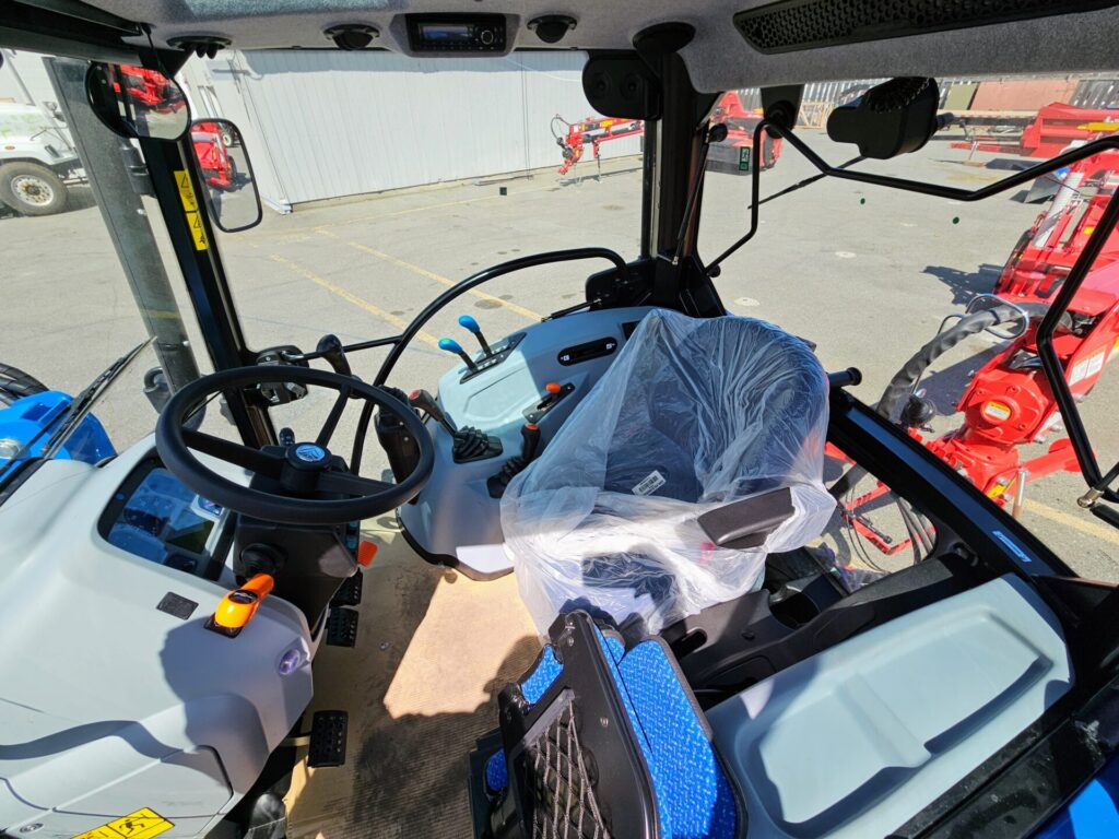 Cab inside of New Holland Workmaster 65