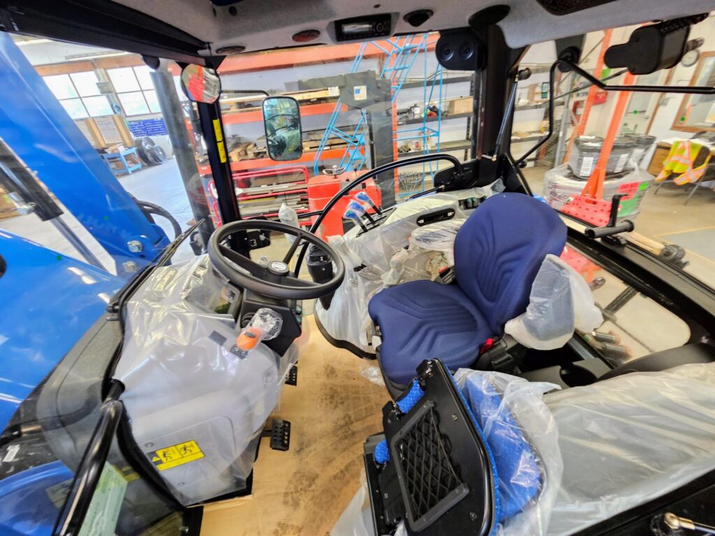 Cab Inside of New Holland Workmaster 75