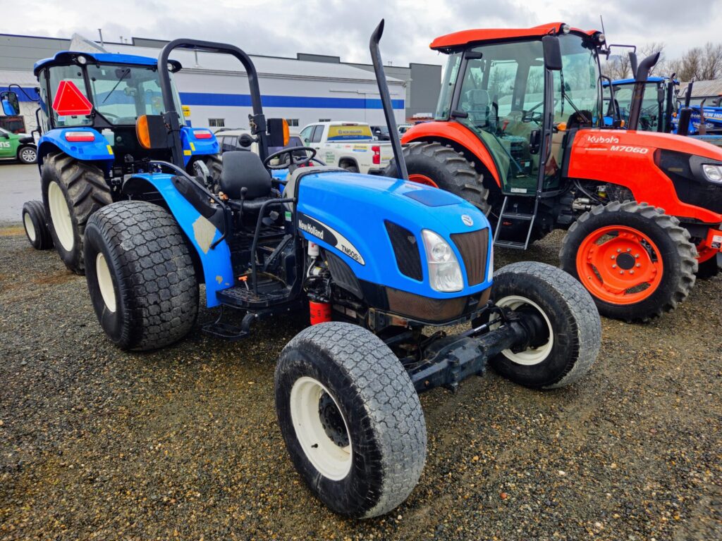 Front Left of New Holland Tractor