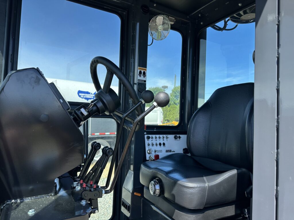 Inside of LeeBoy 685D