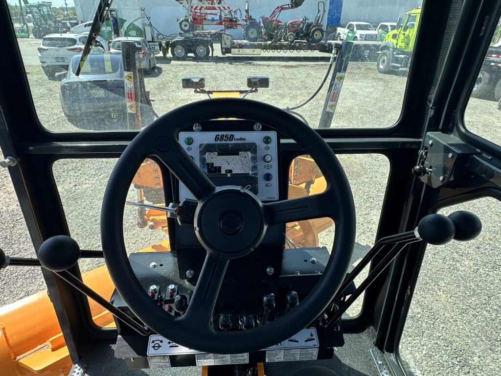 Controls inside LeeBoy 685D