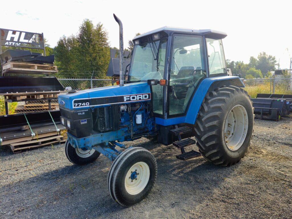 Left Front of Ford 7740 Tractor