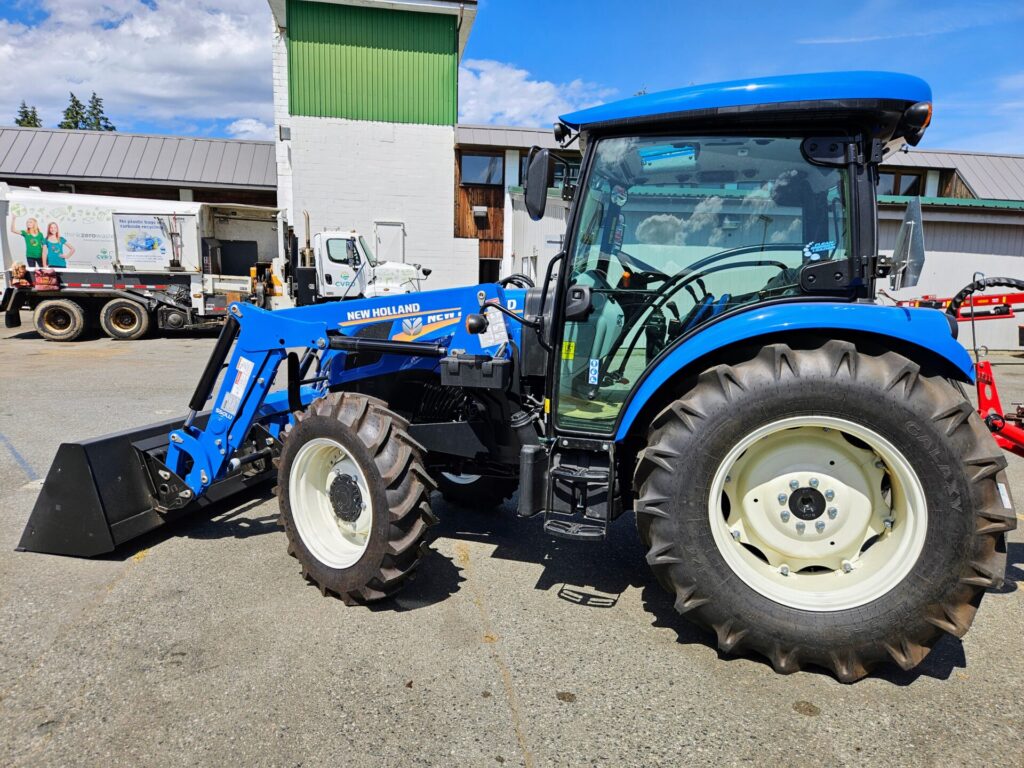 Left of New Holland Tractor