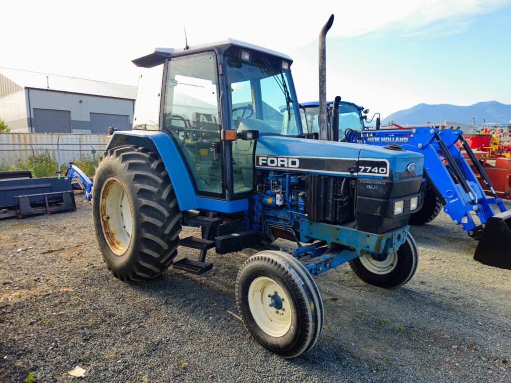 Front Left of Ford 7740 Tractor