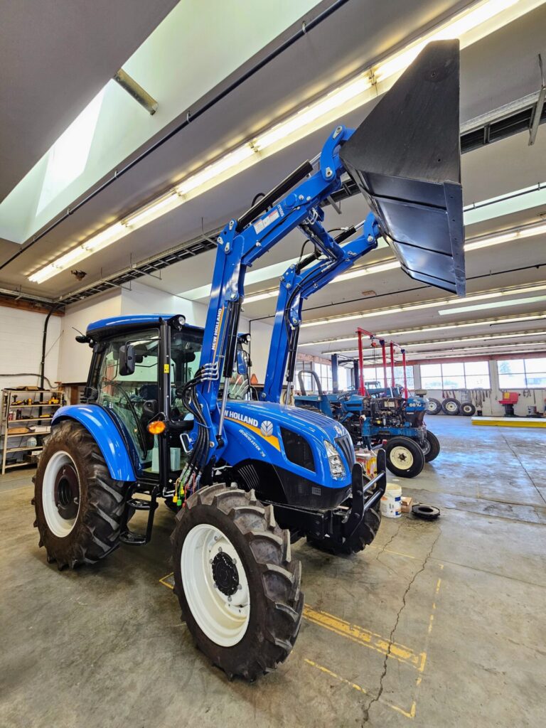 Front Left of New Holland Workmaster 75