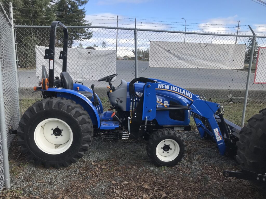 Right of New Holland Tractor