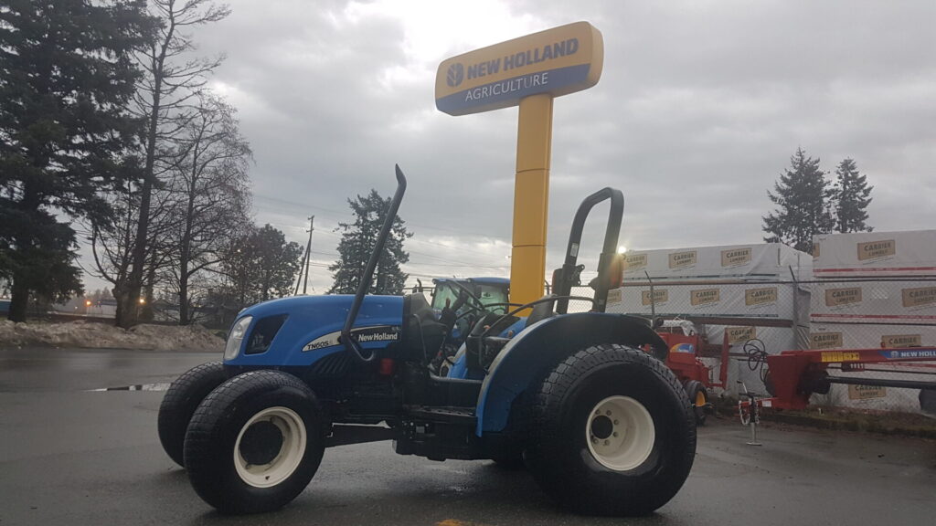 Left Side of New Holland Tractor