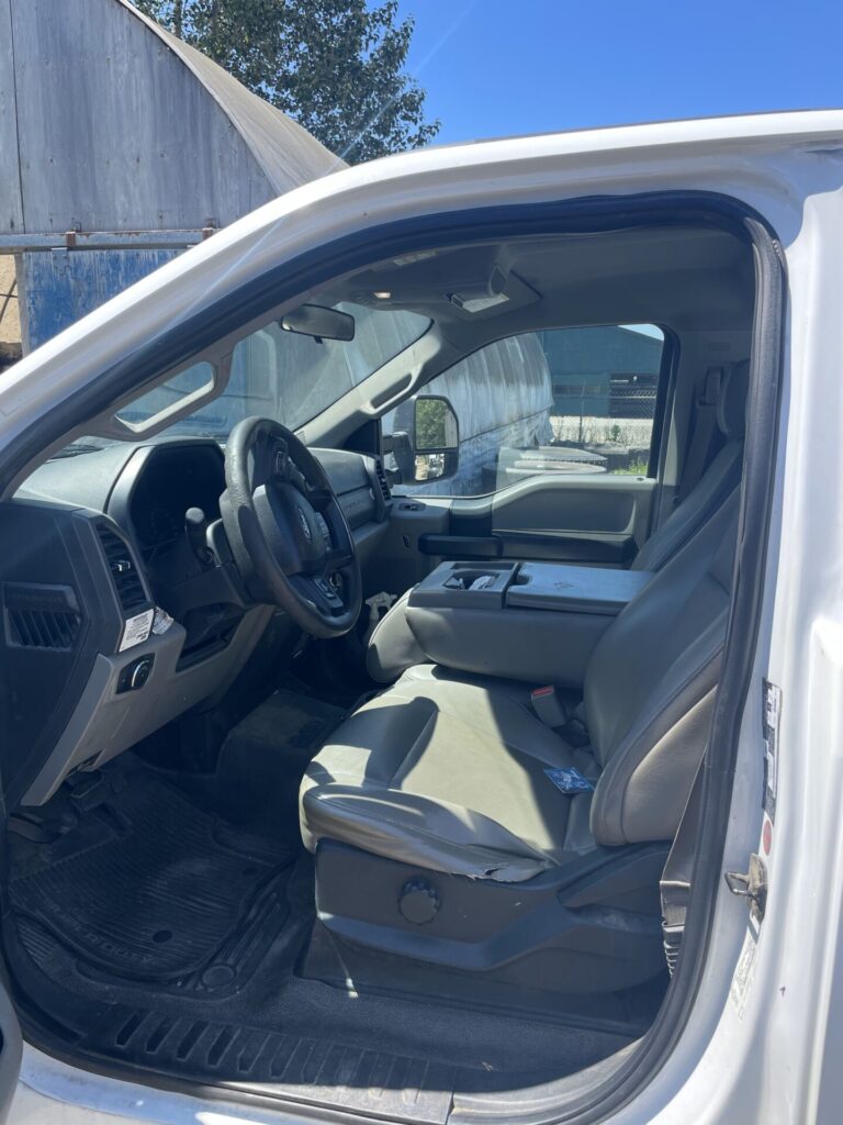 Inside of Haul All Truck