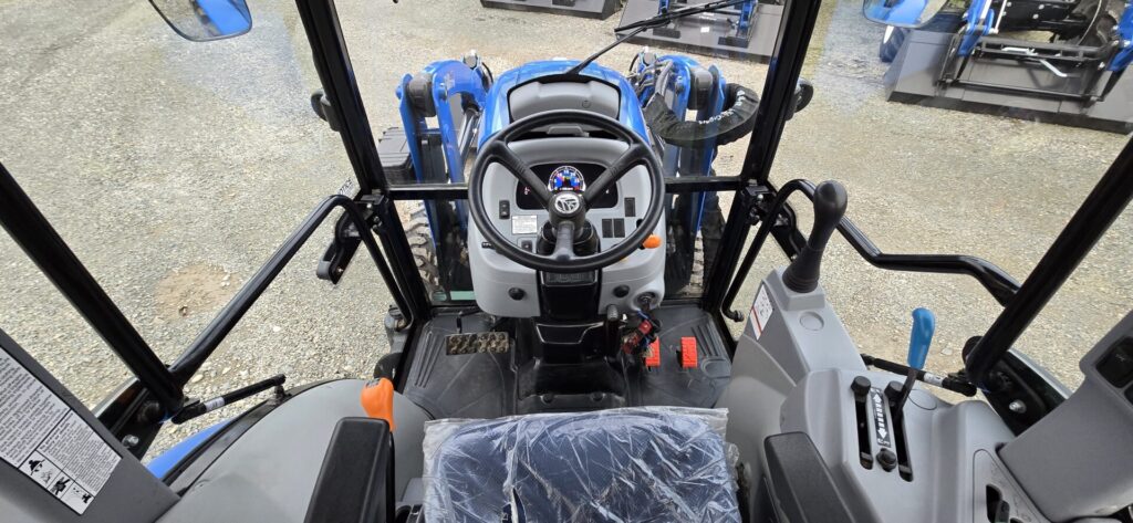 Inside of New Holland B40 T4B