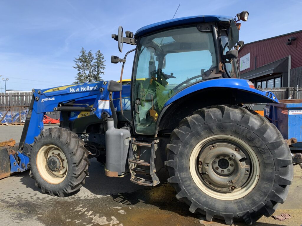 Back Right of New Holland Tractor