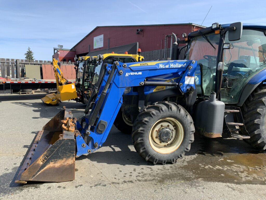 Side of Ford Tractor