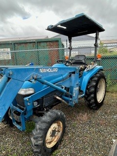 Side of New Holland Tractor