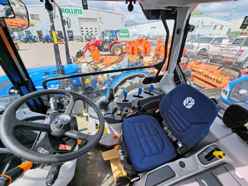 Inside of New Holland T4V Tractor