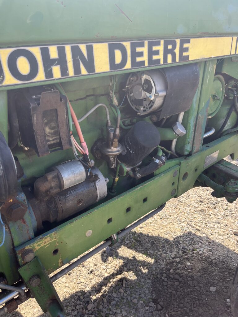 Side of John Deere Tractor