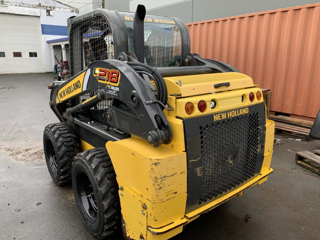 Rear right of New Holland Skid Steer