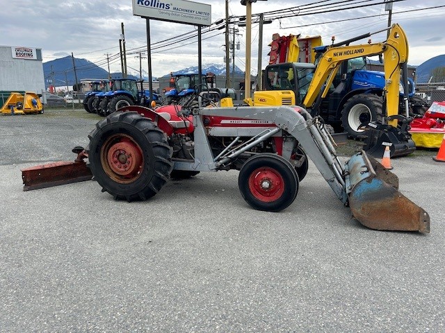 Side of Massey Furgeson Tractor