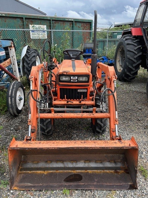 Front of Kubota Tractor