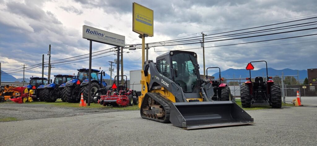 Front Right of John Deere Skid Steer