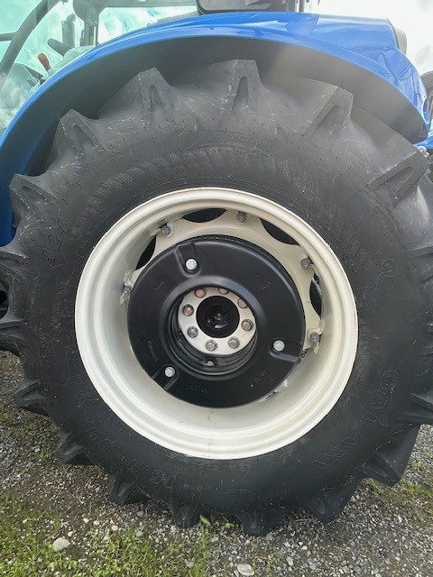 Rear Tires of New Holland Workmaster 75