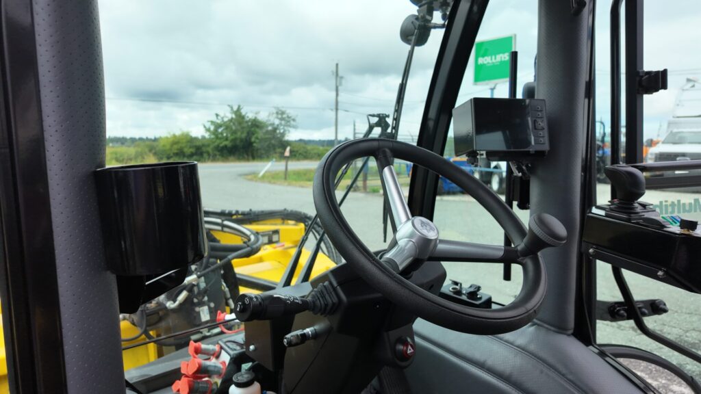 Inside of Cab of Multihog MXC