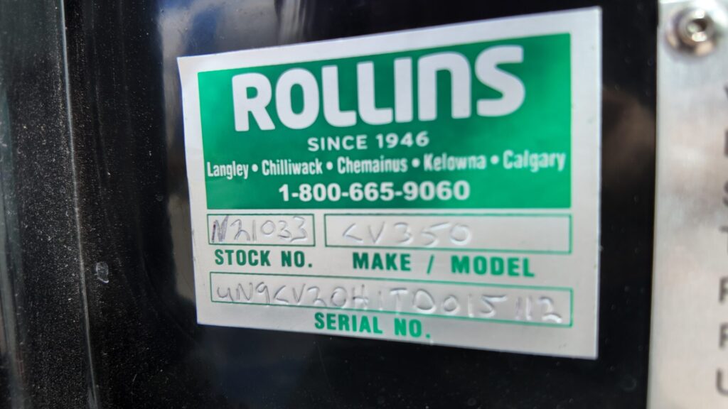 Serial Number Tag