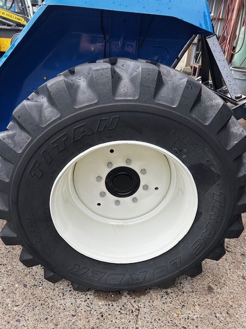 Rear Tires of Tractor